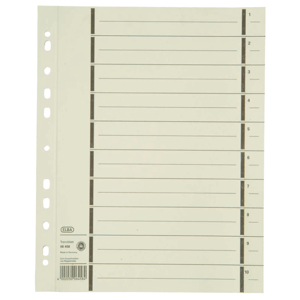 trennblatt, Locher, Locherraster, Papierblatt, Ordnerblatt