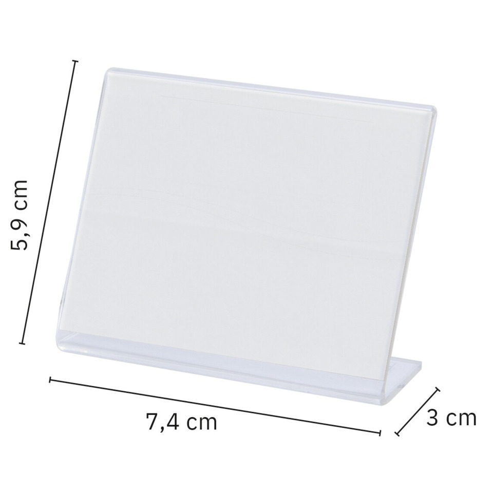 Schaukartenhalter, Acrylic, Transparent, Display, Halter