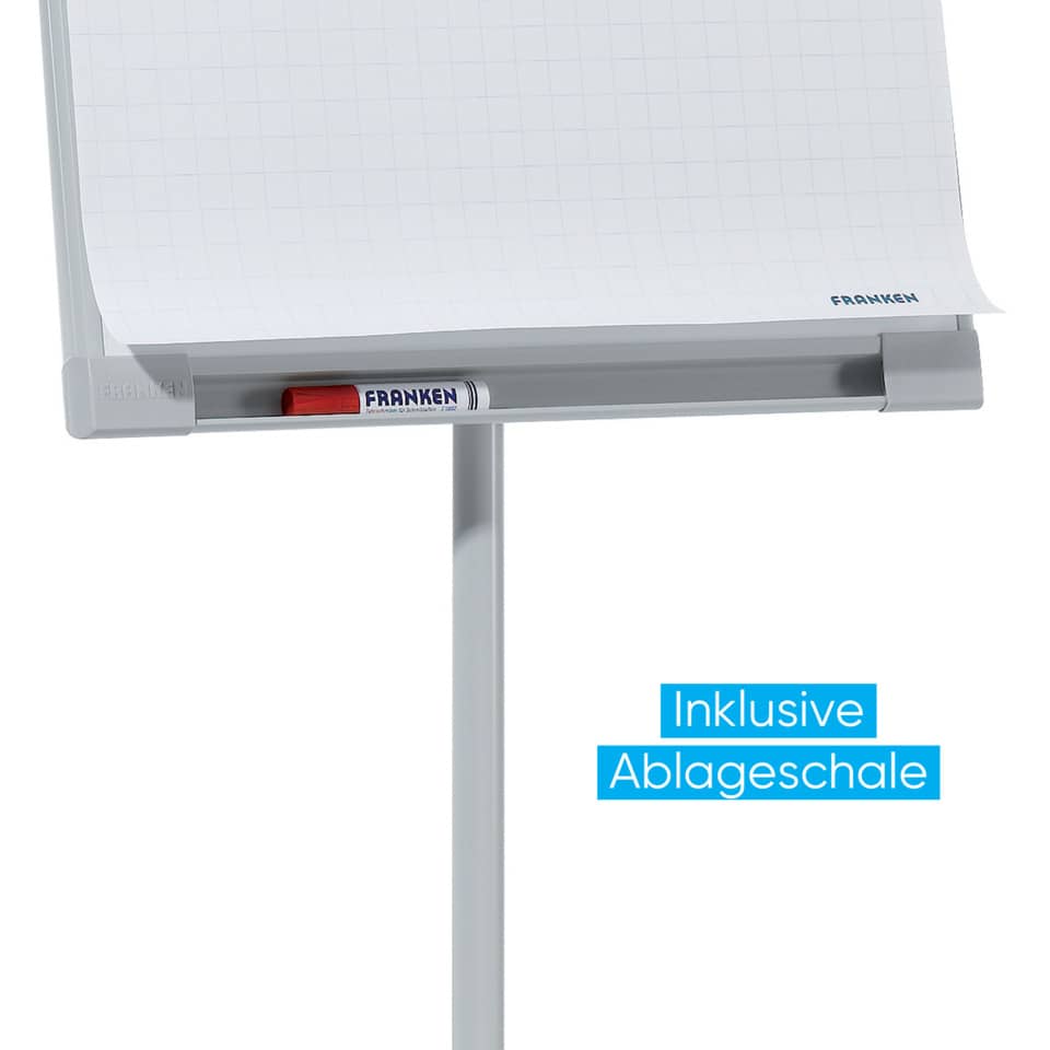 Whiteboard, Whiteboard-Marker, Ablagefach, Ständer, Klemmhalter