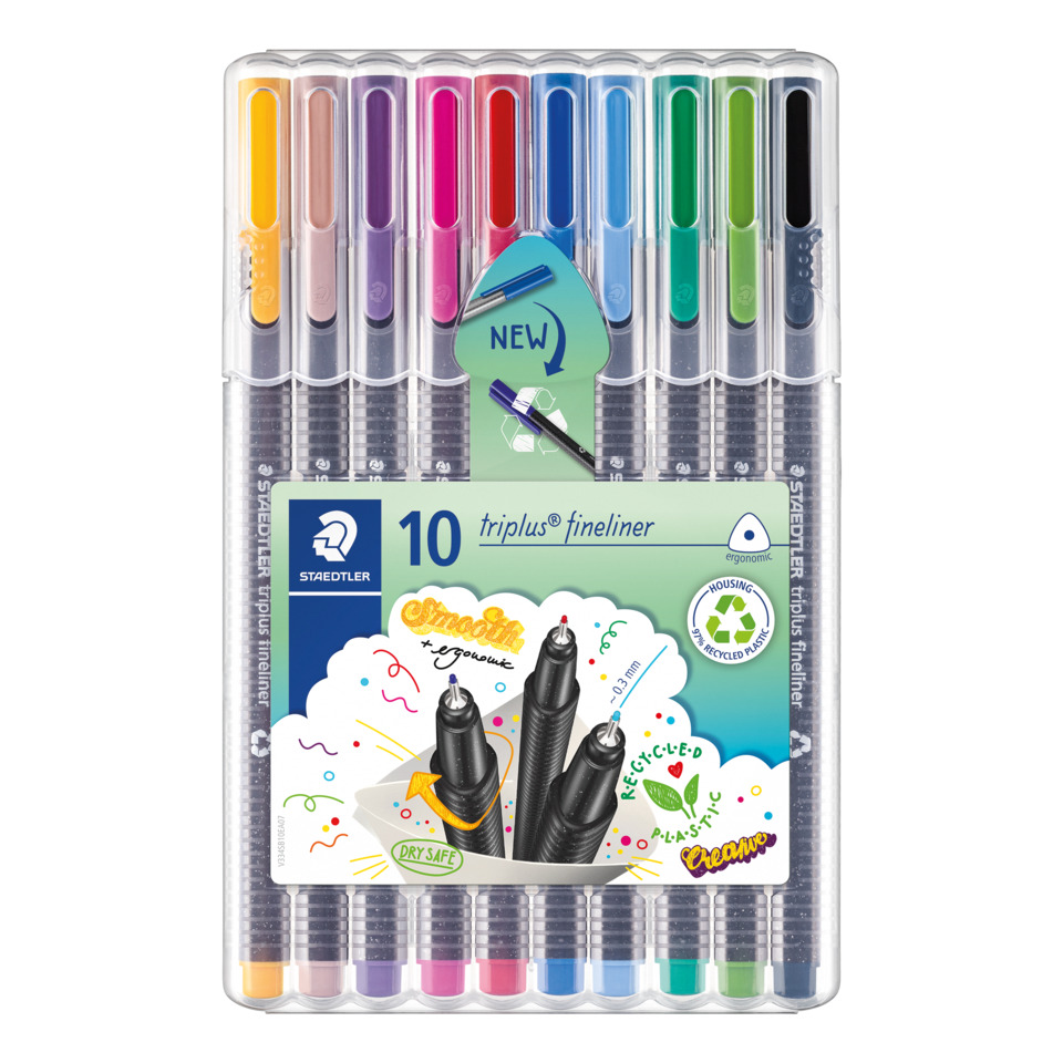 Filzstift, Marker, Mini-Stift, 10er-Set, Fineliner
