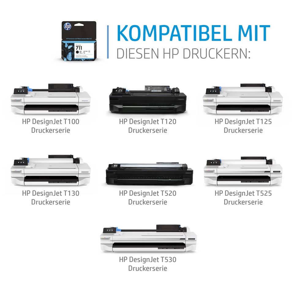 Drucker, HP-Drucker, DesignJet, T100, T120, T125, T130, T520, T525, T530, Druckerserie, Großformatdrucker