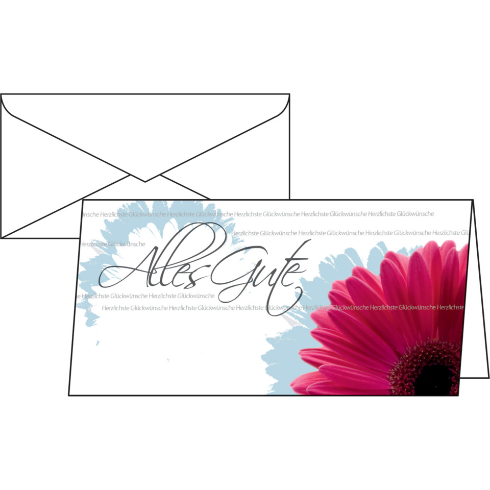 Grußkarte, Karte, Blume, Gerbera, Gruß