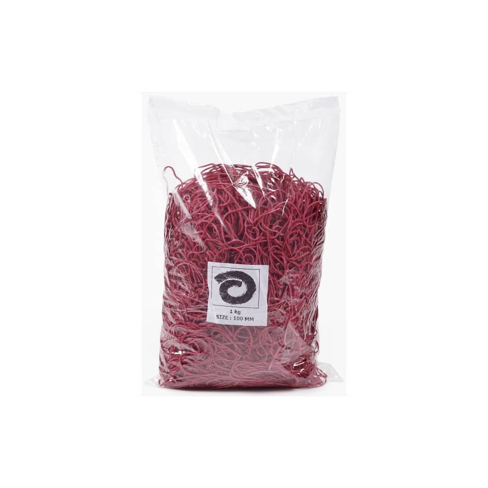 Kunststoffspaghetti, Rote Spaghetti, Streudraht, Verpackung, 1 kg