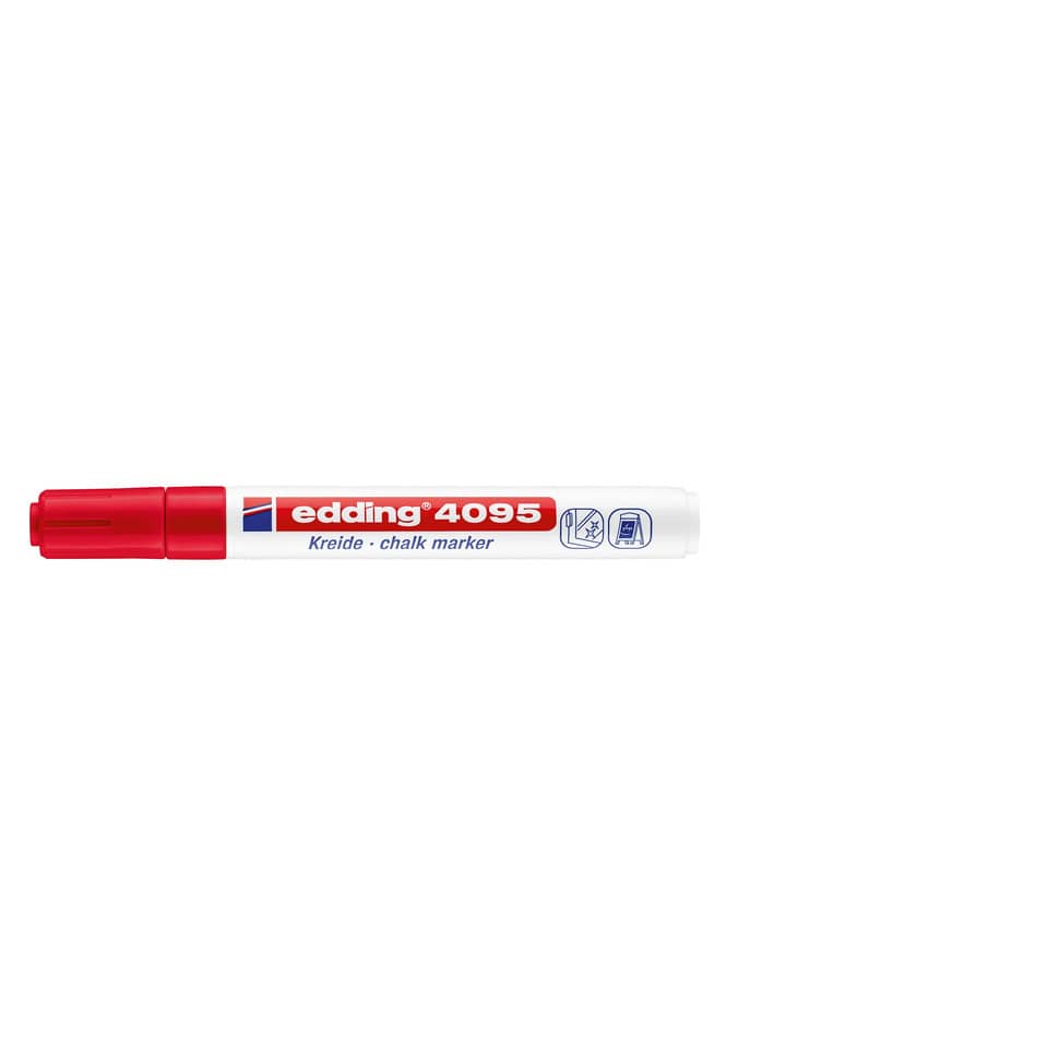 Windowmarker 4095, 2-3mm, Rundspitze, rot EDDING 4-4095002