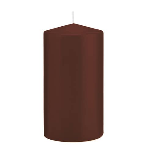 Stumpenkerze, 200x70mm, kastanie  618326.125