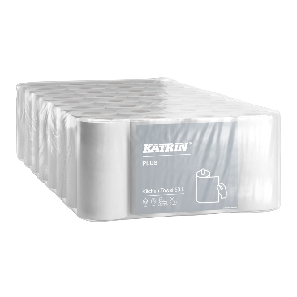 Küchentuch, Putzrolle, Papierrolle, Tücherpaket, 50L