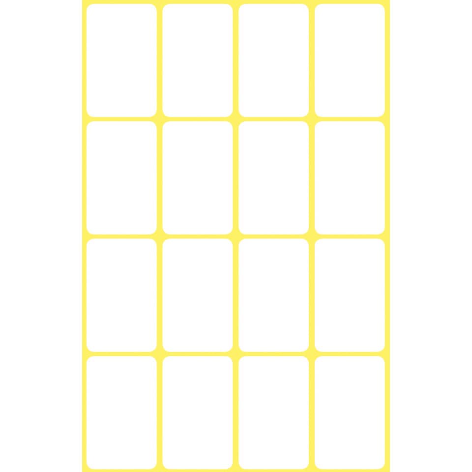 Sticker sheet, Gelbes Raster, Rastermuster, Etikettenaufkleber, Blattlayout