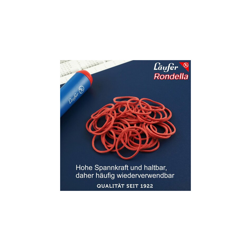 Gummiband, Rundgummi, Schußelung, Set, Rotes Band