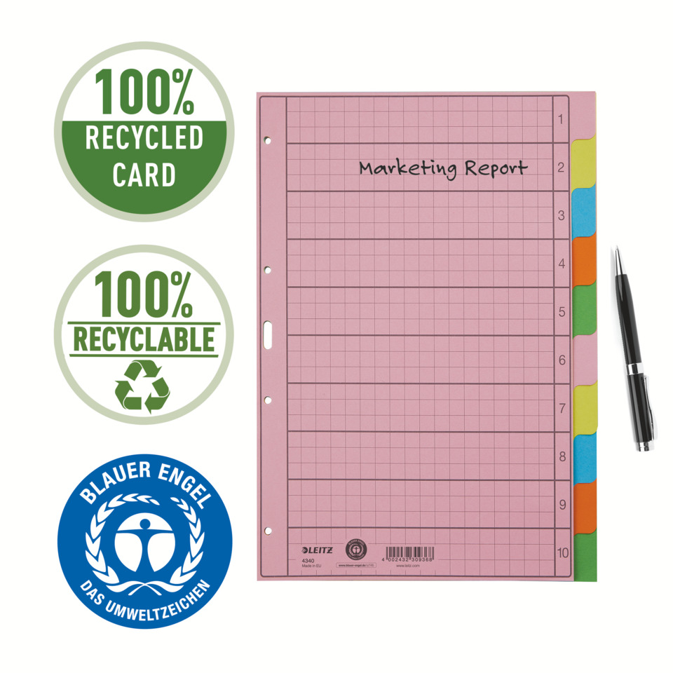pink file, Dateiordner, Ringbinder, Trennblätter, Trennblätter-Planer