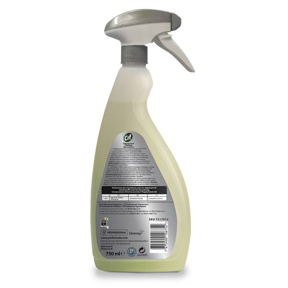 Spray bottle, Cleaner, Cleaning agent, Trigger spray, 750 ml