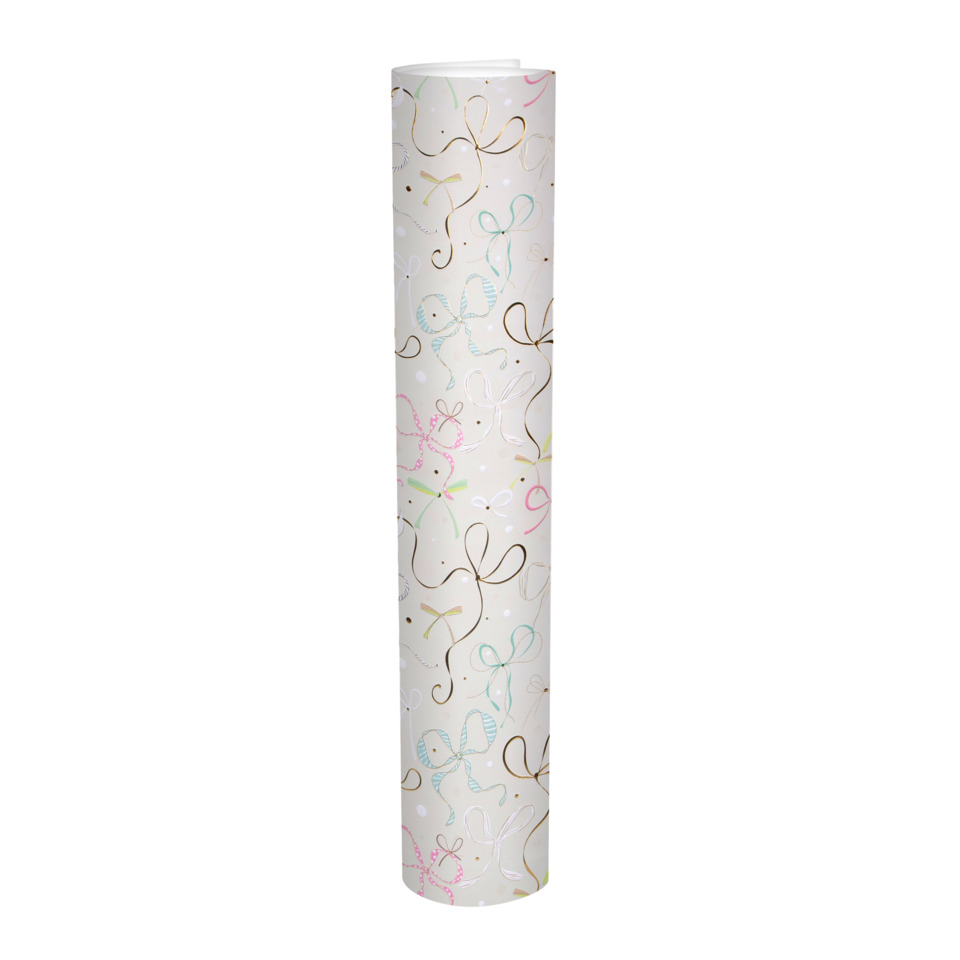 Verpackung, Geschenkpapier, Rollenform, Bunt, Schleifenmuster