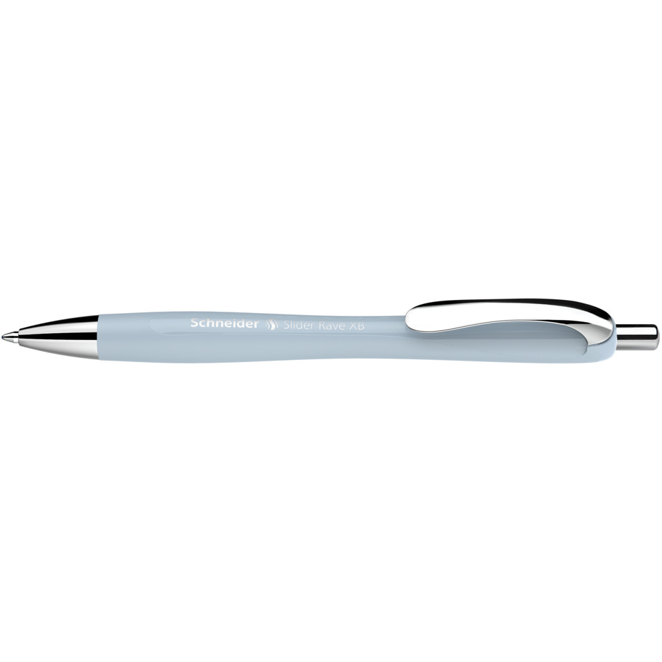 Kugelschreiber, Schreiber, Kugelschreiber mit Clip, Metallic, Grau