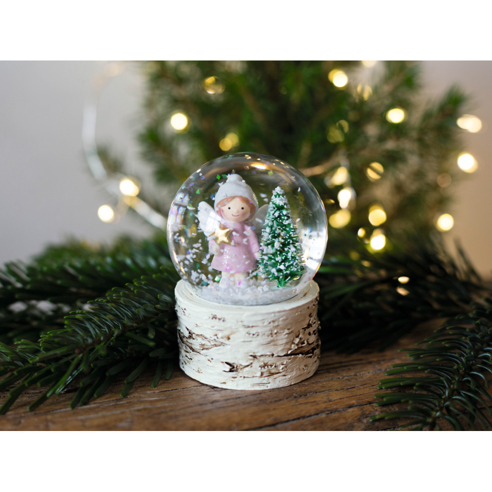 Schneekugel, Winterdeko, Figur, Kugel-Deko, Baumdekoration