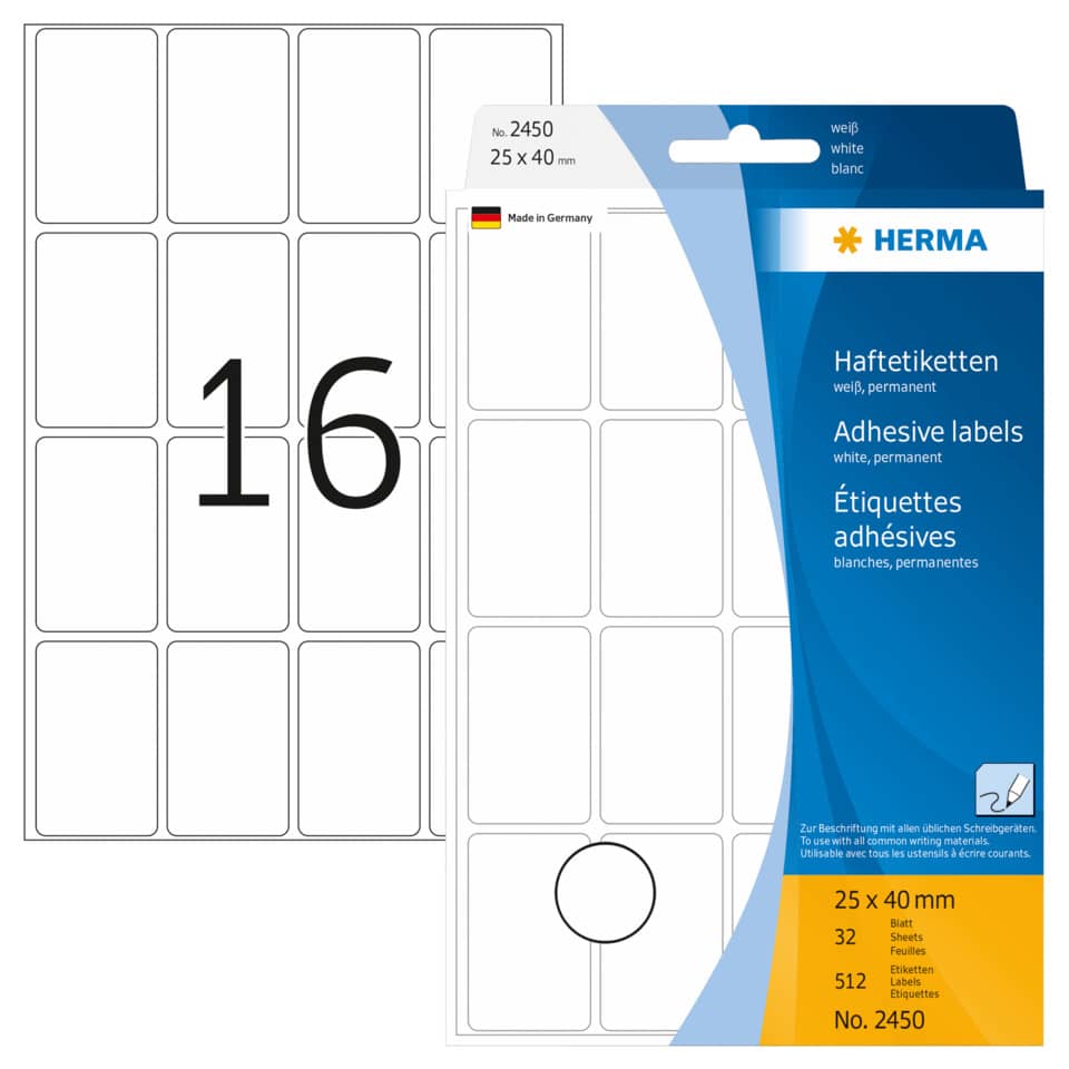 Etiketten, Klebeetiketten, Aufkleber, Schwarz-Weiß-Design, 80x60 mm
