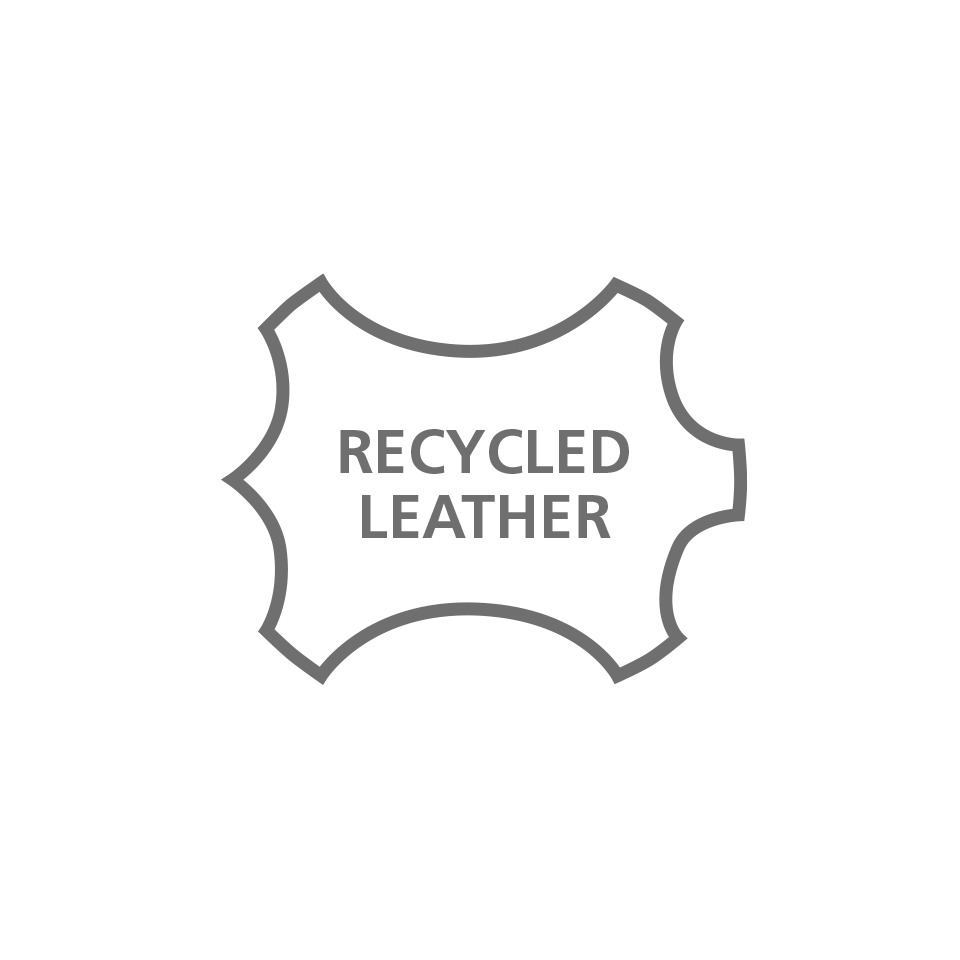 recycled leather, leder aus recyceltem material, materialien: leder, ökologisches leder
