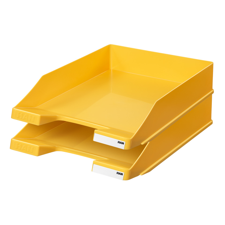 Mappenhalter, Schreibtisch-Organizer, Gelb, Mehrfachablage, Schubladeneinlage