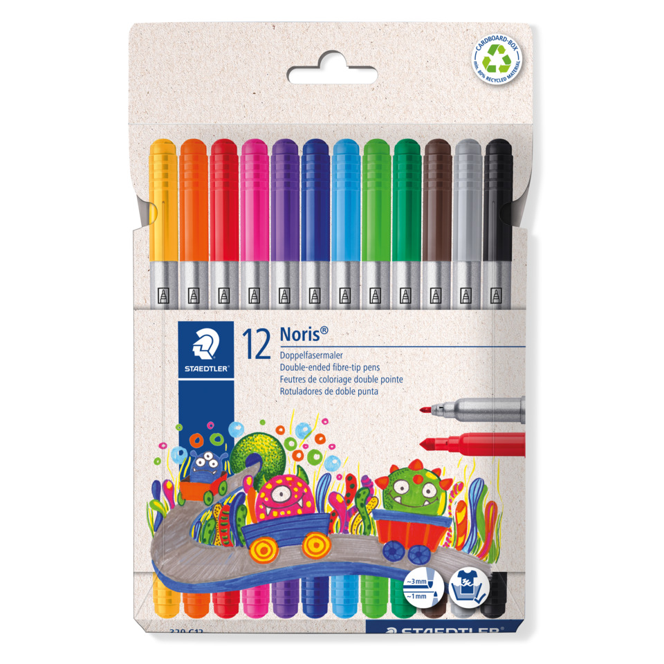 12er Set, Filzstift, Feine Marker, Marker Set, Kunstfarben