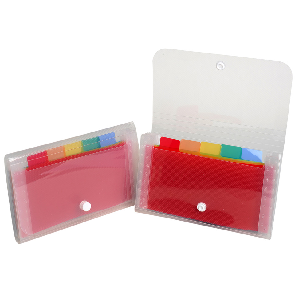 Ordnerset, Taschenordner, Transparente Hüllen, Bunte Tabs, Beschriftbare Labels, Ordner, Aktenordner, Kartenhalter, Tabs, Kontoorganizer