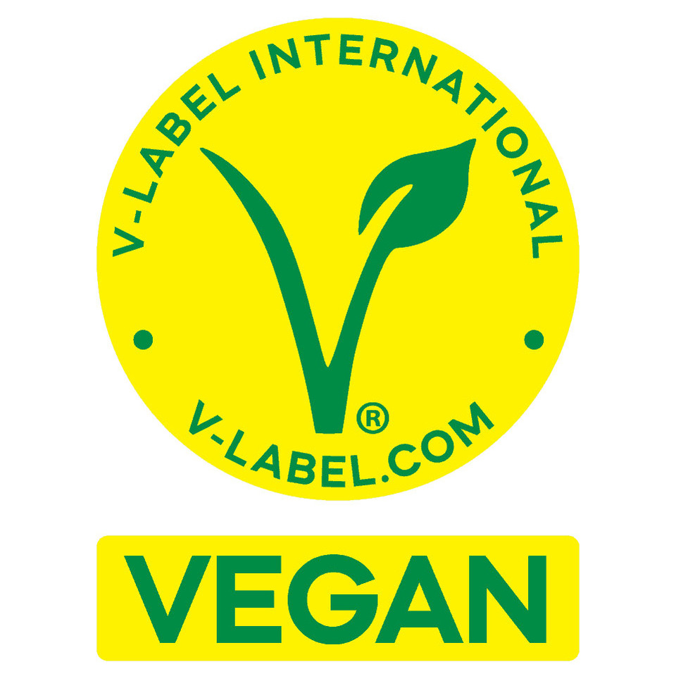 vegan, eco, label, zertifiziert, runder logo