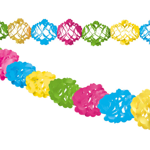 Girlande Papier Fresh 17cm bunt TIB 14167