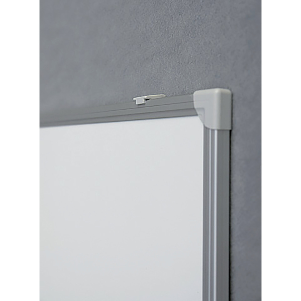 Whiteboard, Marker, Frame, Eckclip, Aluminium