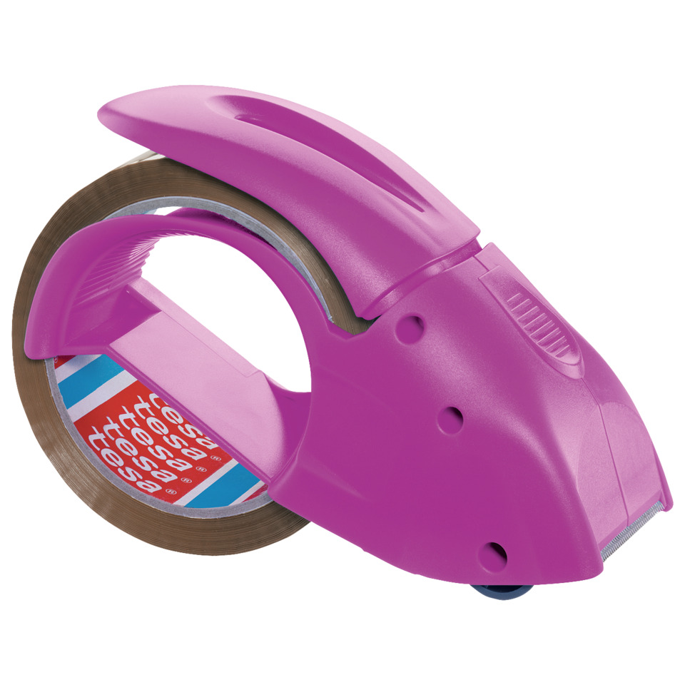 Klebebandabroller, Abroller, Tesafilm, Klebeband, Klebebandspule, Klebeband-Abroller, Klebeband, Haushaltsgerät, Gurtband, Lila