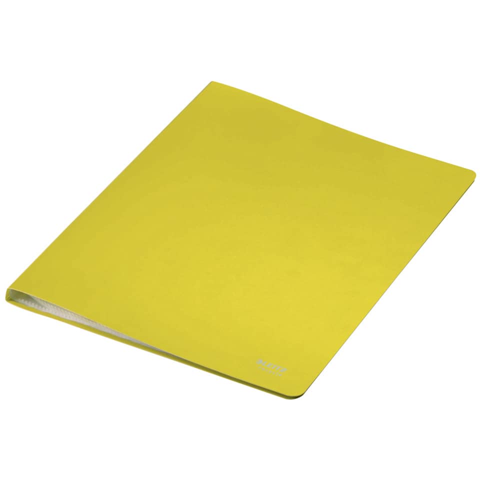 Notizblock, Kartenblock, Gelb, Kunstleder, einseitig