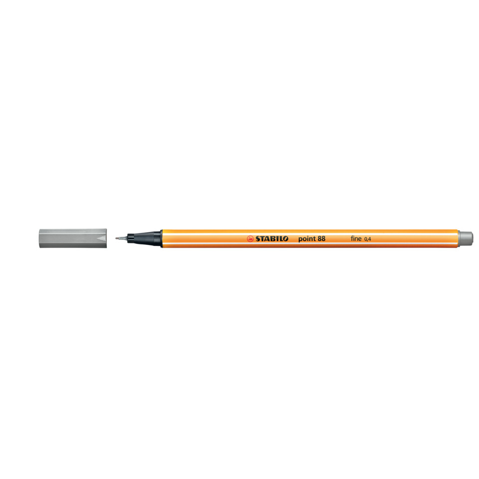 Bleistift, HB-Stift, Orange, feinspitze, Stabilo point 88