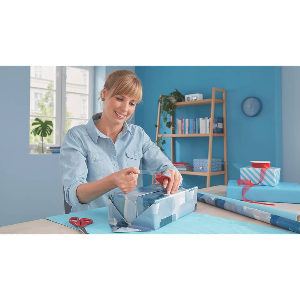 Geschenkverpackung, Geschenkbox, Schere, Klebeband, Geschenkpapier