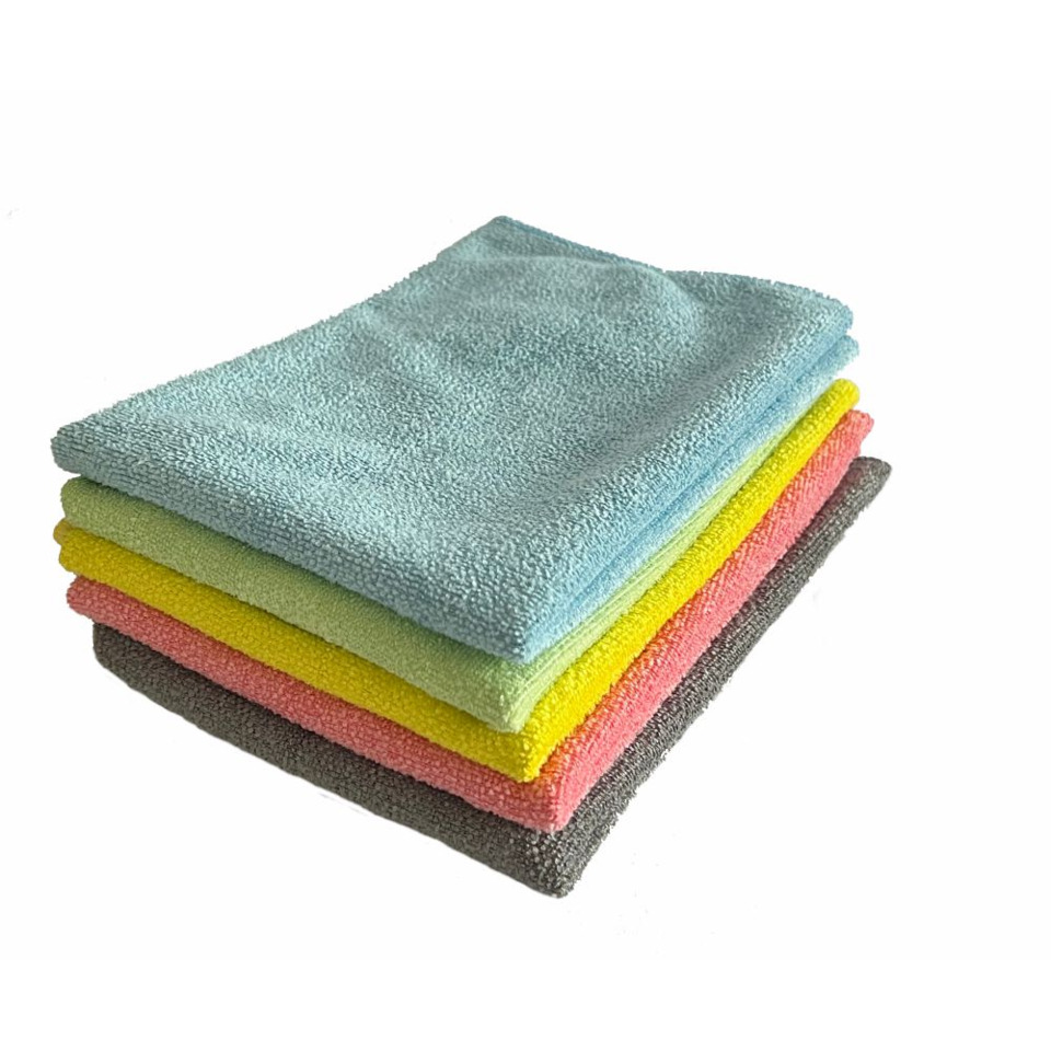  Mikrofasertuch,  bunte farben,  Badetuch,  weiche Textur,  mehrfarbig, Mikrofasertücher, Gestapelte Tücher, Bunte Tücher, Reinigungstücher, Weiche Oberfläche