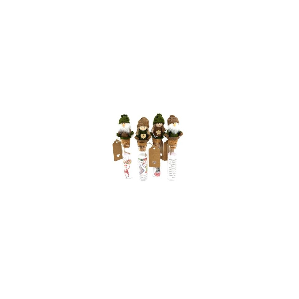 Dekofigur, Miniaturen, Weihnacht, Gnom, Holzstift