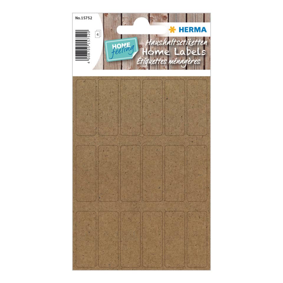 Etiketten, Labels, Haushaltslabels, Kork, Paket