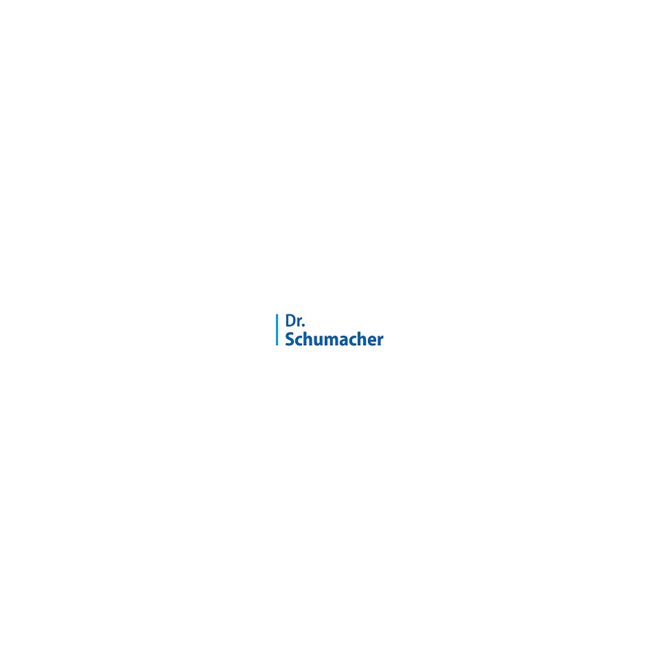 Logo, Dr., Schumacher, Marke, Blau