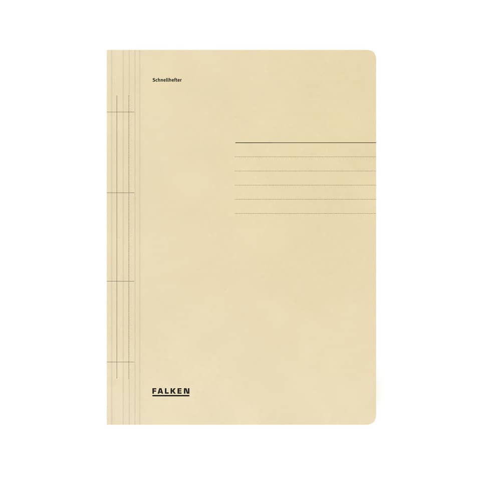 Notizblock, Schnellhefter, Klemmbinder, A4-Format, Beige
