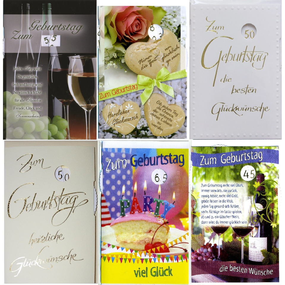 Glückwunschkarte, Geburtstag, Wein & Gläser, Blumen & Herz, Kuchen Party