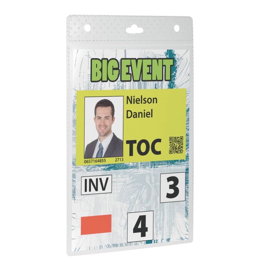 ID-Ausweis, Ausweiskarte, Lanyard-Tag, Transparenzkarte, Ticketkarte