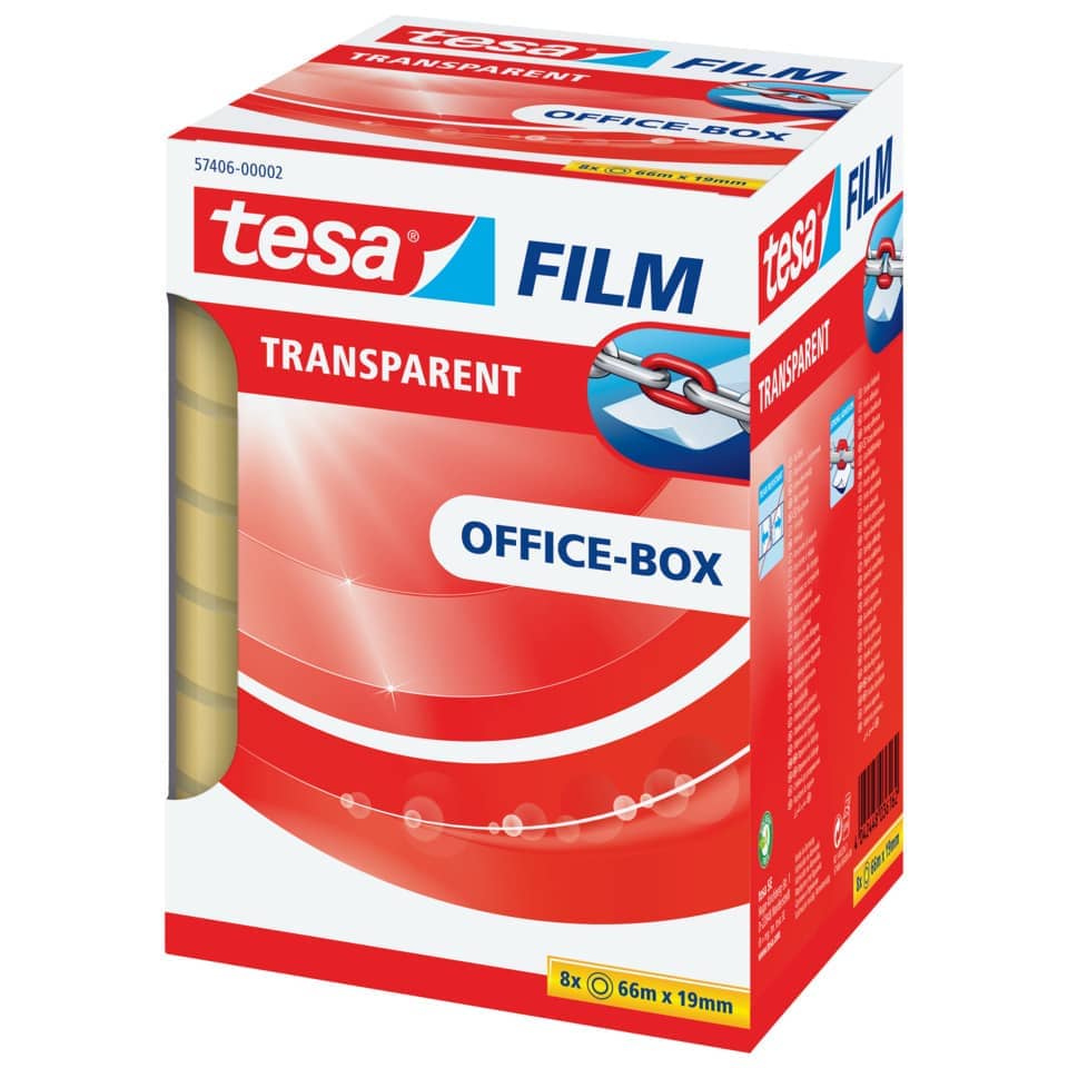 Klebefilm, Transparente Folie, Office-Box, Beschriftung, Filme