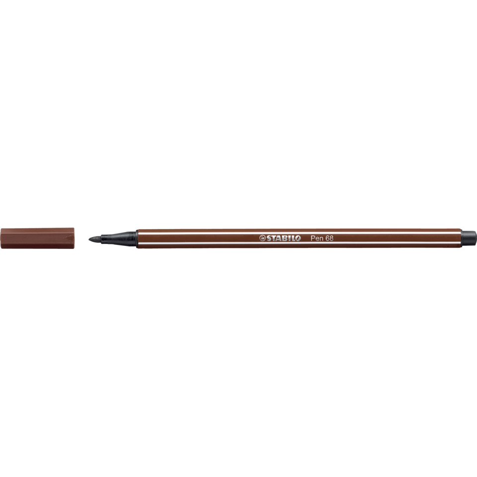 Kunststift, Pen, Filzstift, Brown, Stabilo