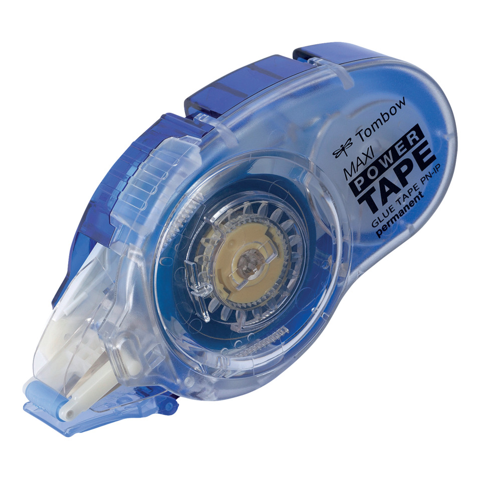 Tape, Klebeband, Abroller, Transparant Blau, Permanent