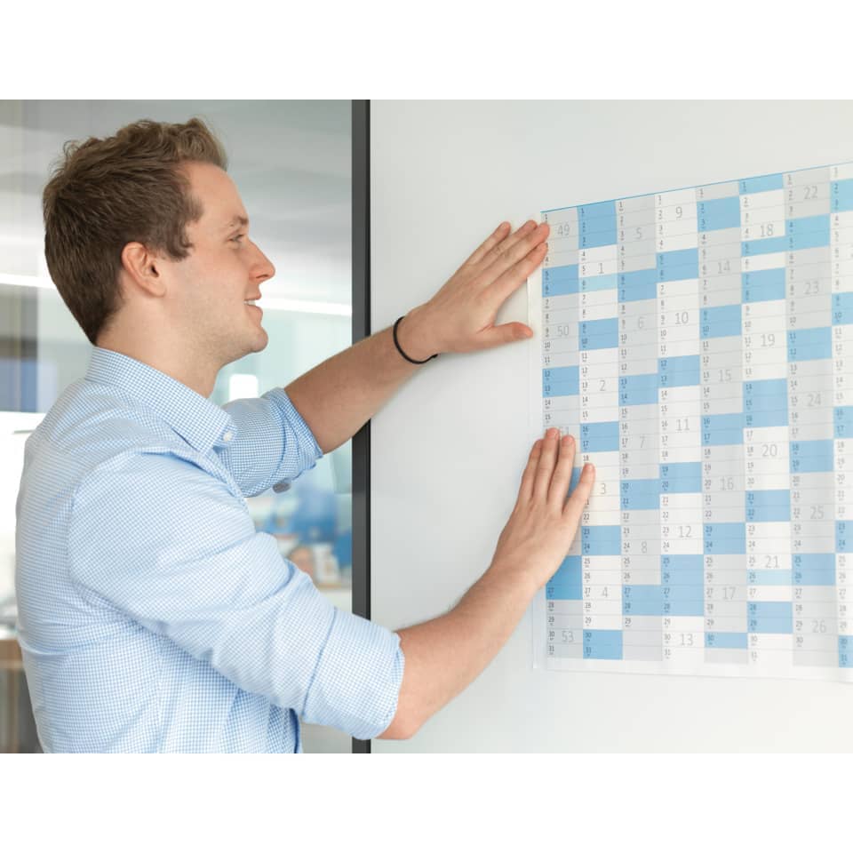 Mitarbeiter, Kalender, Schwarzesband, Anbringung, Büro