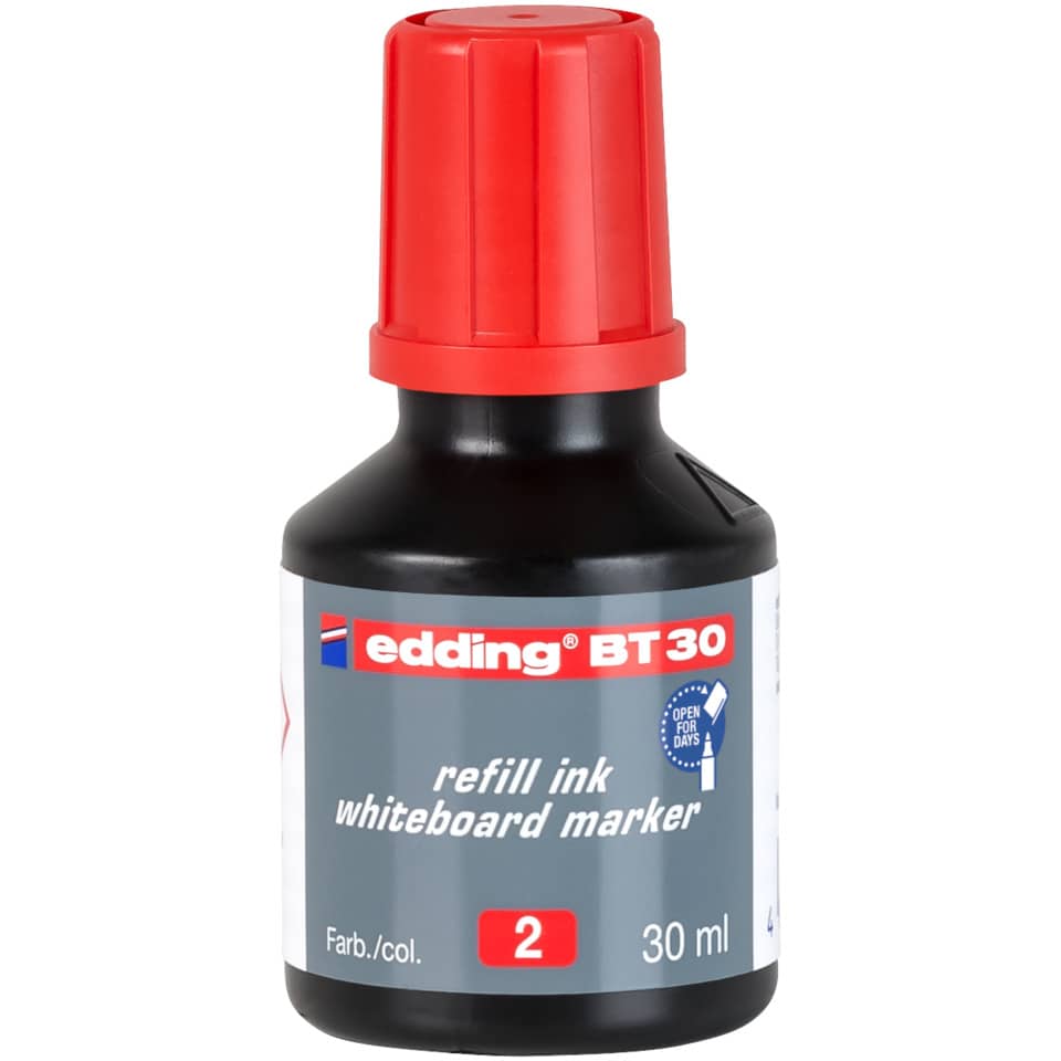 Tinte, Whiteboard-Marker, Nachfüllflasche, Rot, 30 ml