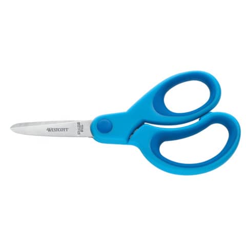 Bastelschere Softgrip spitz, 13cm, blau WESTCOTT E-21583 00