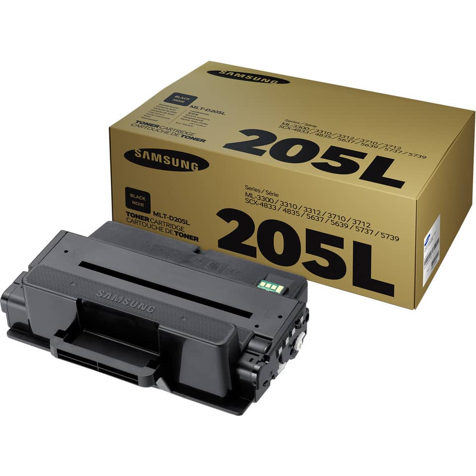 Toner Cartridge, Laser Printer Toner, Black Toner, Samsung 205L, MLT-D205L