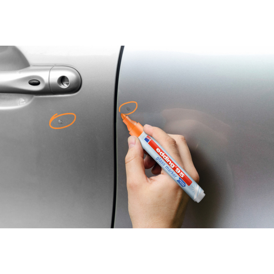 Auto paint touch-up, Autotür, Marker, Oranger Markierer, Kratzerreparatur