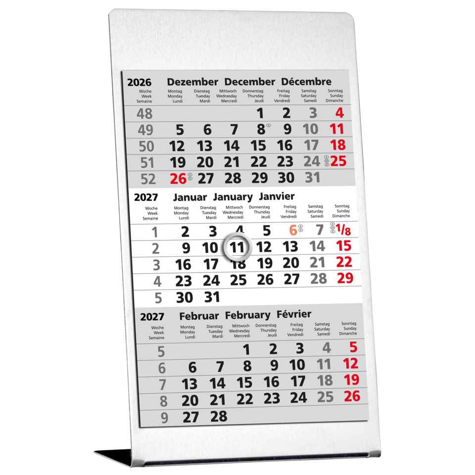Tischkalender, Tageskalender, Kalender, Monatskalender, Jahreskalender