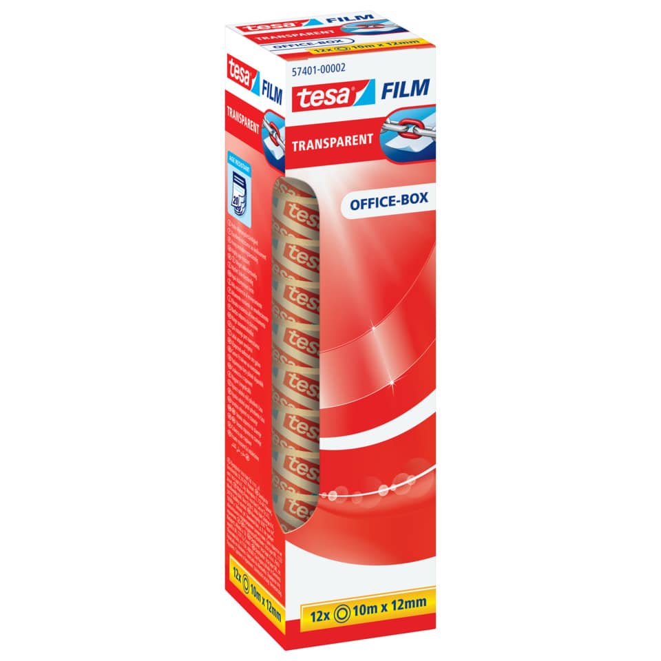 Transparent, Klebeband, Office-Box, Tesa Film, Abrollband