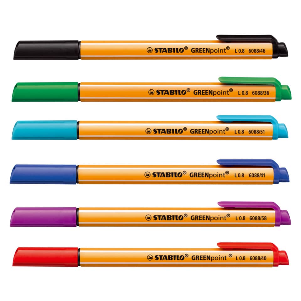 Marker, Permanent marker, Greenpoint, Stabilo, Colorful markers