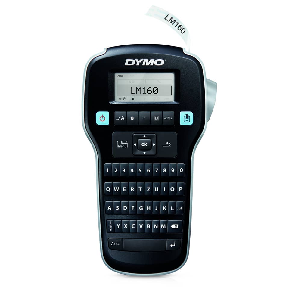 Handheld, Pocket printer, QWERTY-Tastatur, LCD-Display, DYMO LM160