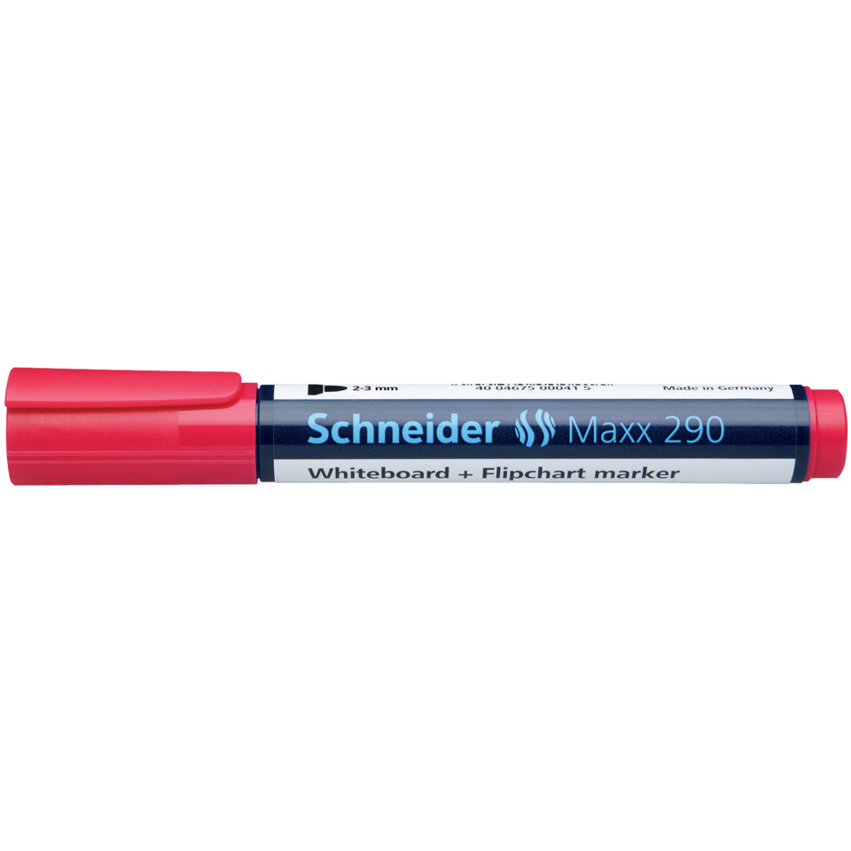 Whiteboard marker, Pink cap, Schneider Maxx 290, Red cap, Marker pen