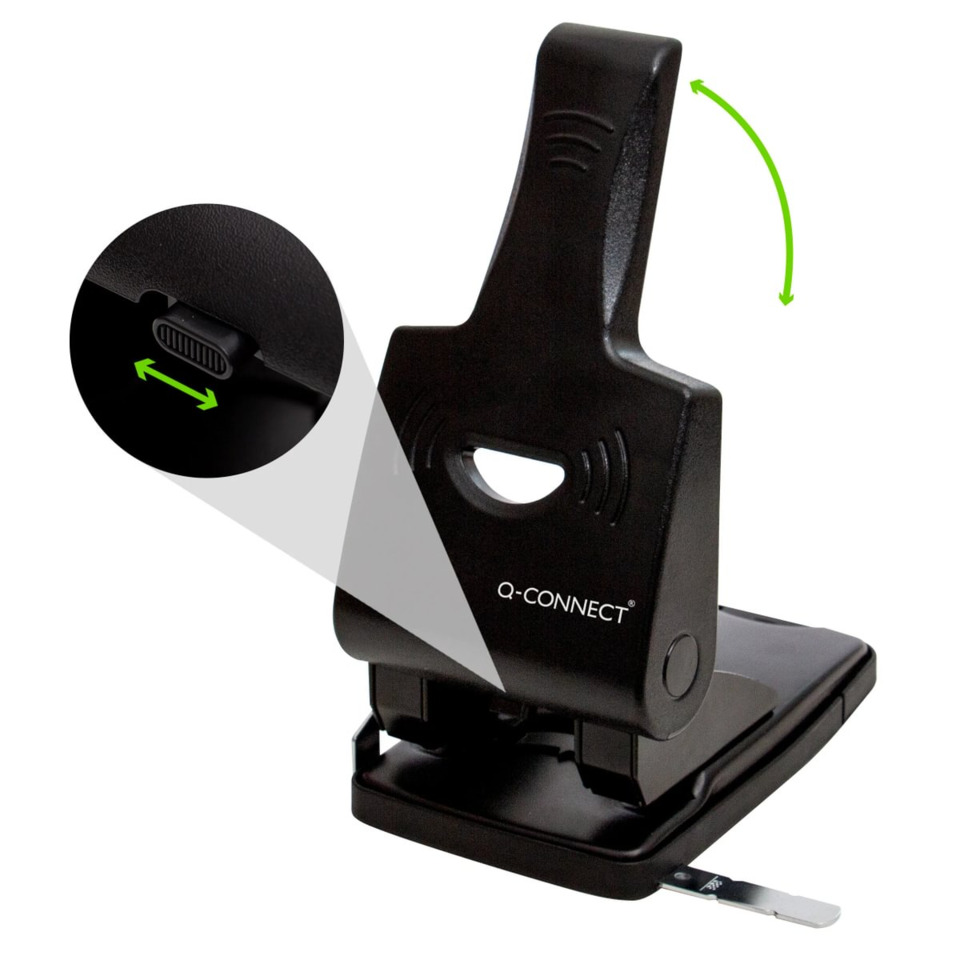 Locher, Schachtelstanzer, Stempel, Q-Connect, Trägerriegel